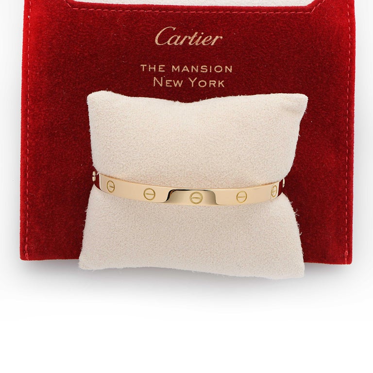 Cartier Love Bracelet 18 Karat Yellow Gold at 1stDibs