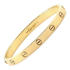 Cartier Love Bracelet 18 Karat Yellow Gold