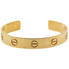Cartier Love Bracelet 18 Karat Yellow Gold