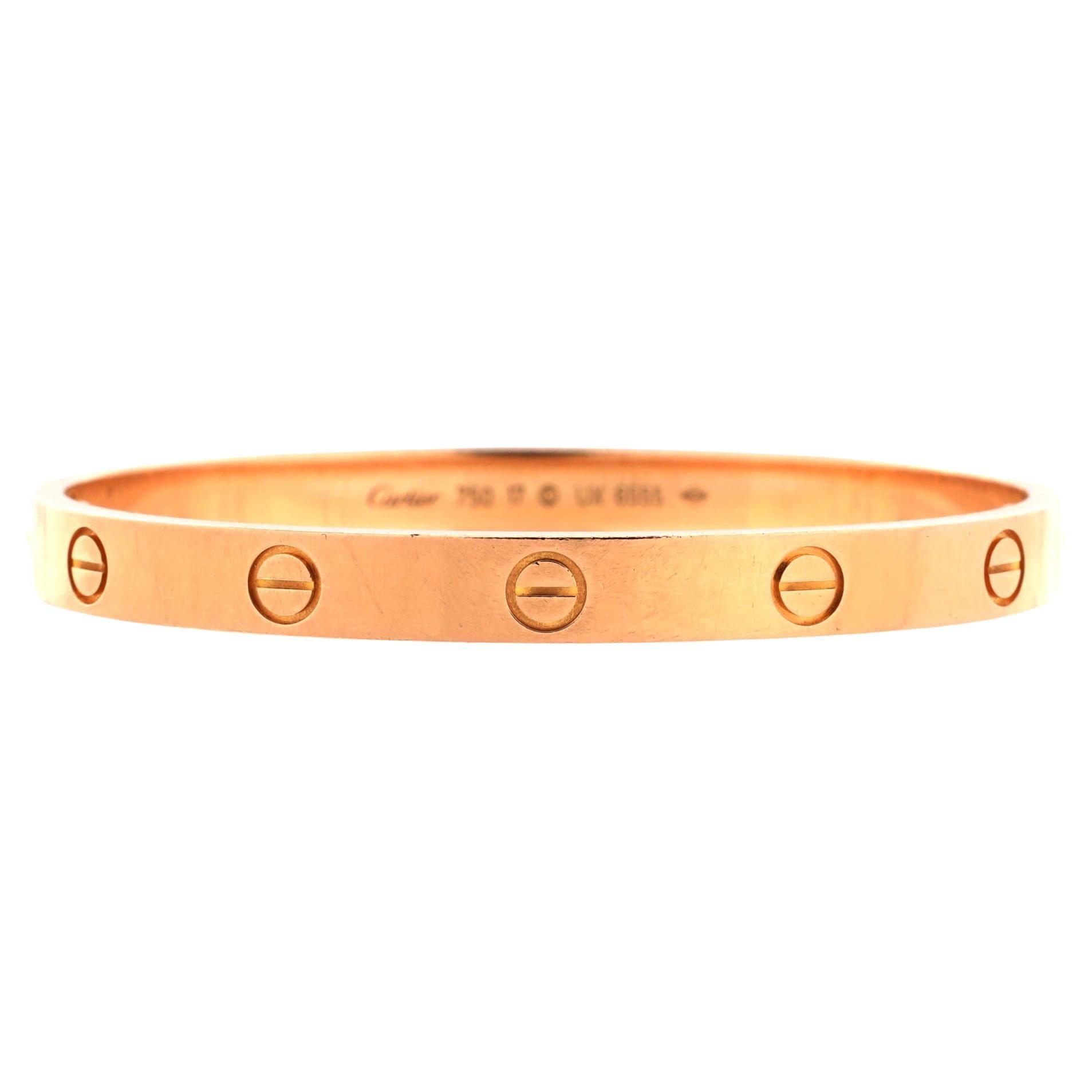 Cartier Love Bracelet Rose Gold at 1stDibs cartier love braclet