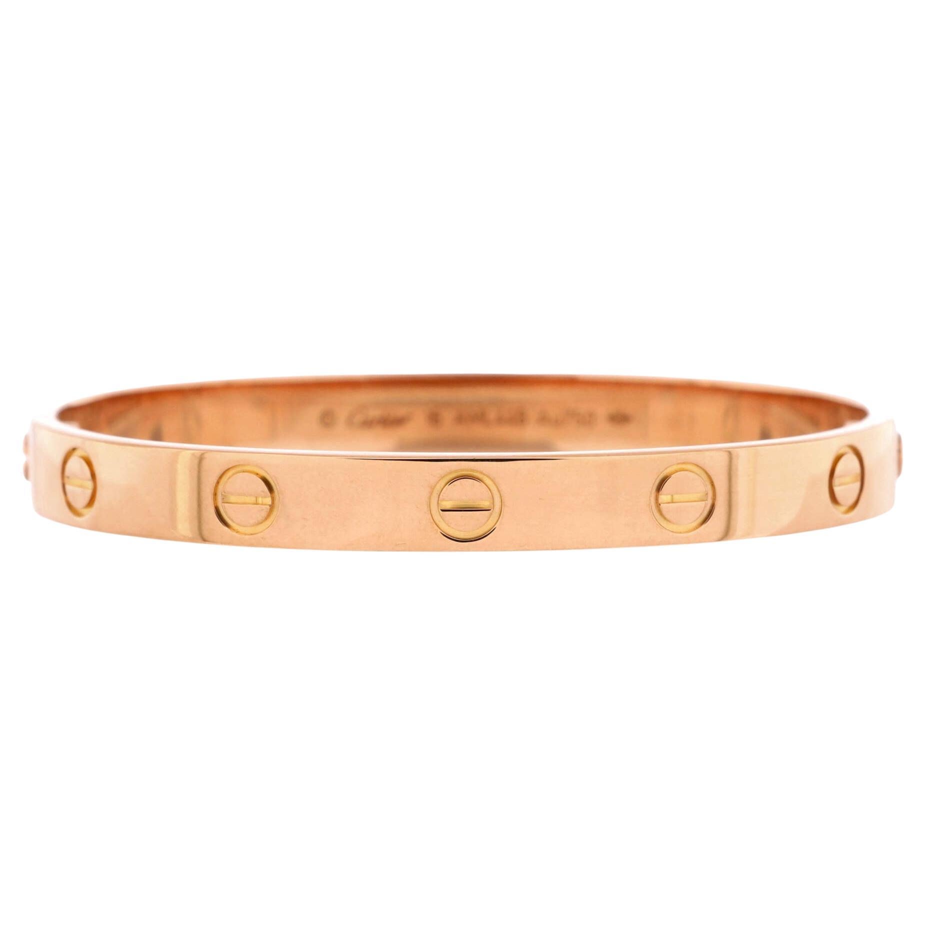 Cartier Love Bracelet 18K Rose Gold