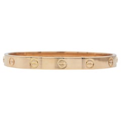 Cartier Love Armband 18K Rose Gold Größe 16 Classic Modell