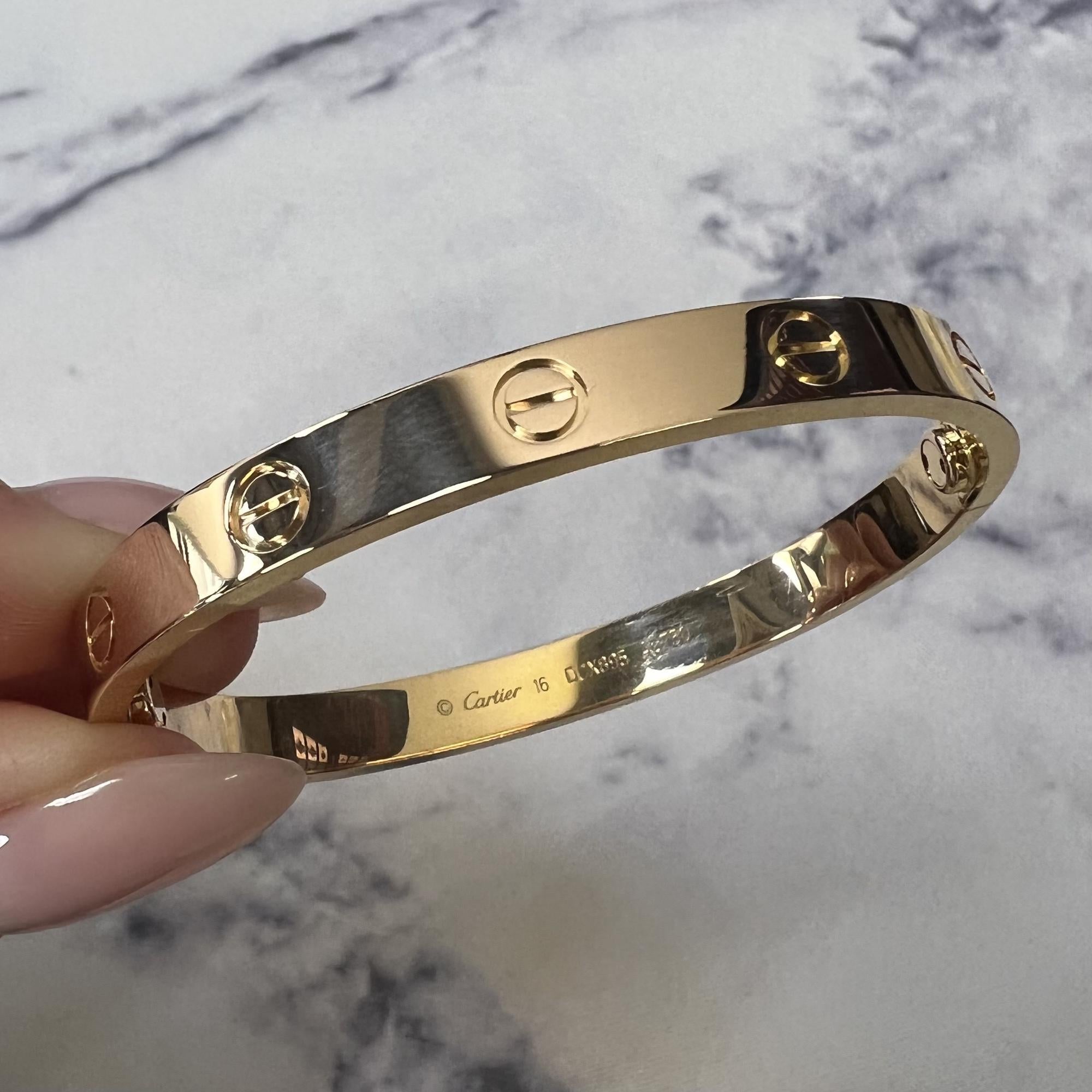 Modern Cartier Love Bracelet 18K Rose Gold