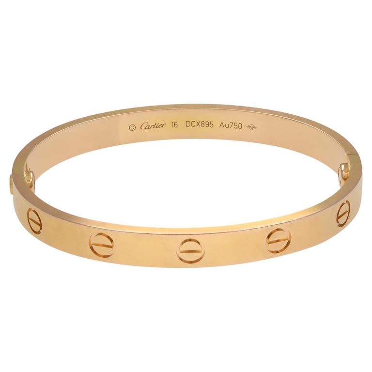 Cartier Love Bracelet 18K Rose Gold at 1stDibs | cartier love bracelet ...