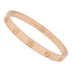 Cartier Love Bracelet 18k Rose Gold