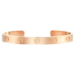 Cartier Love Bracelet 18K Rose Gold Size 17