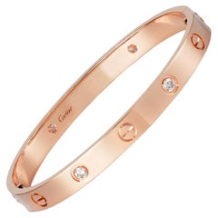 Cartier Bracelet Love en or rose 18 carats taille 17 avec tournevis