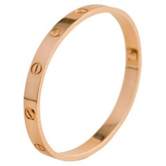 Cartier Bracciale dell'Amore in oro rosa 18 carati Taglia 19