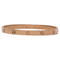 Cartier Bracelet Love en or rose 18 carats, taille 20