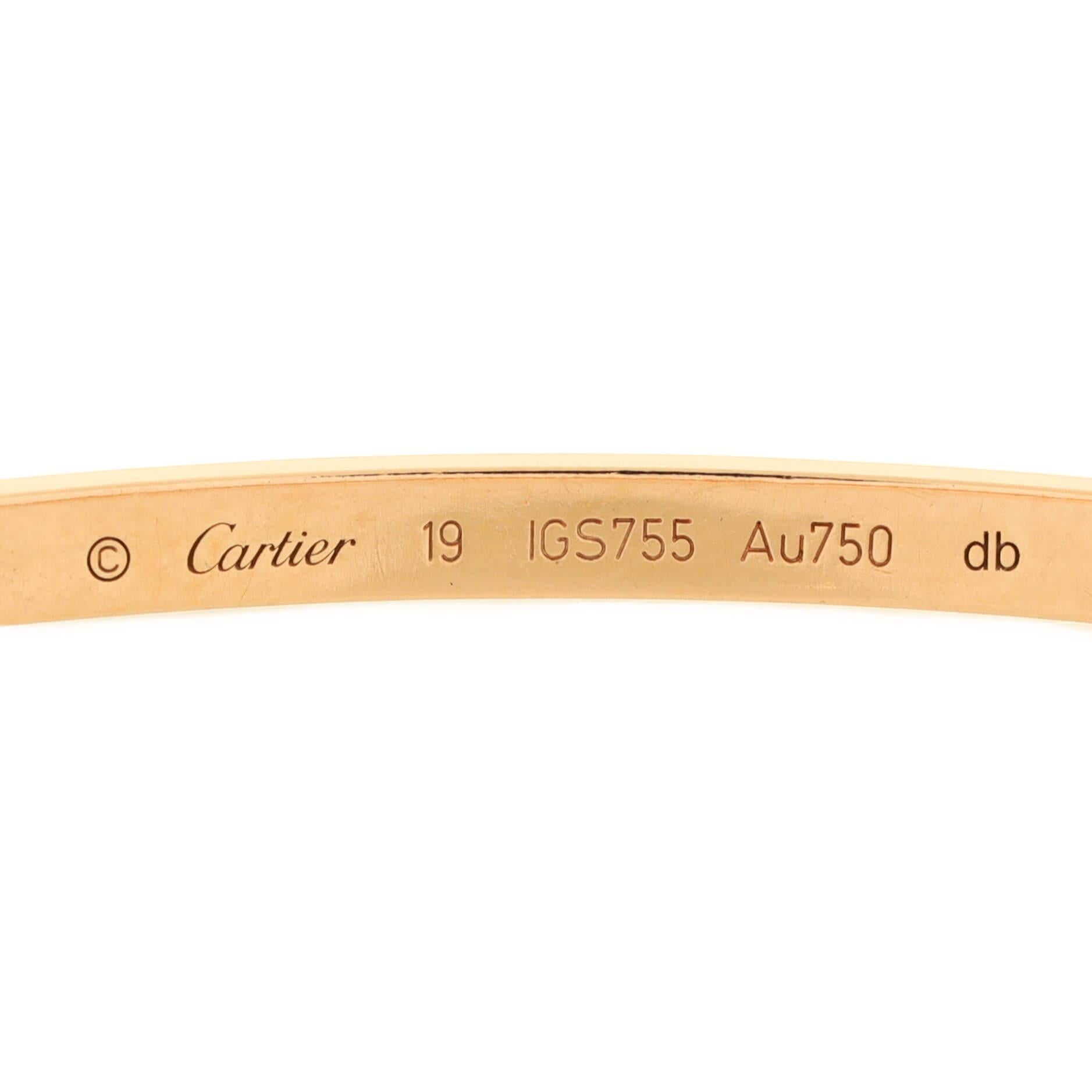 Cartier Love Bracelet 18K Rose Gold Small 1