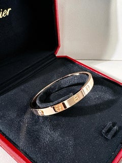 Cartier Love Bracelet 18K Rose Gold Wide-Version Size 16