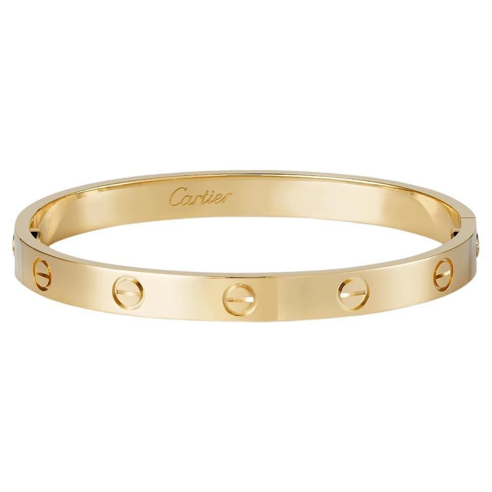 Cartier Love Bracelet 18k Rose Gold with Box and Screwdriver 6