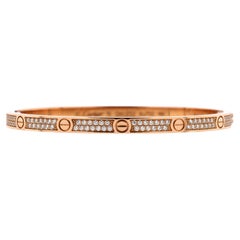 Estate Cartier Pave Diamond Love Bracelet ESBNG00445 - Radcliffe Jewelers