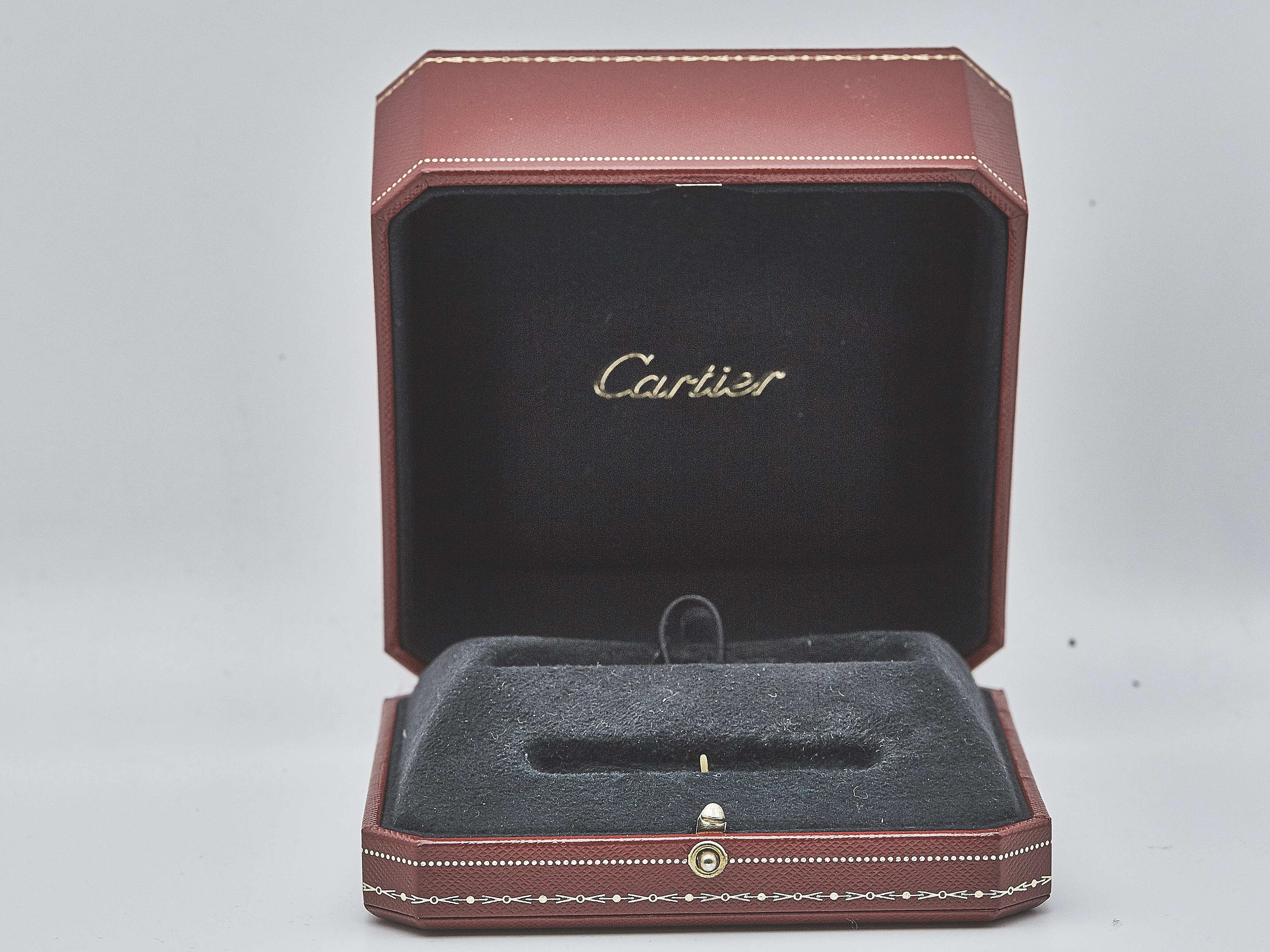 Bracelet Cartier Love en or blanc 18K Modèle No No 10 Diamant Taille 18 en vente 1