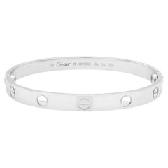 Cartier: Love Armband aus 18 Karat Weißgold