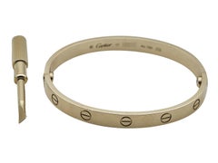 Cartier Love Bracelet 18K Yellow Gold Classic Model Size 17