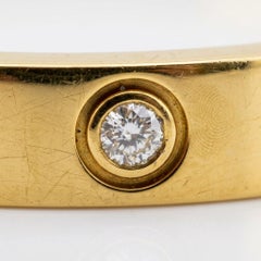 Cartier Love Armband – Armreif aus 18 Karat Gelbgold mit Diamanten