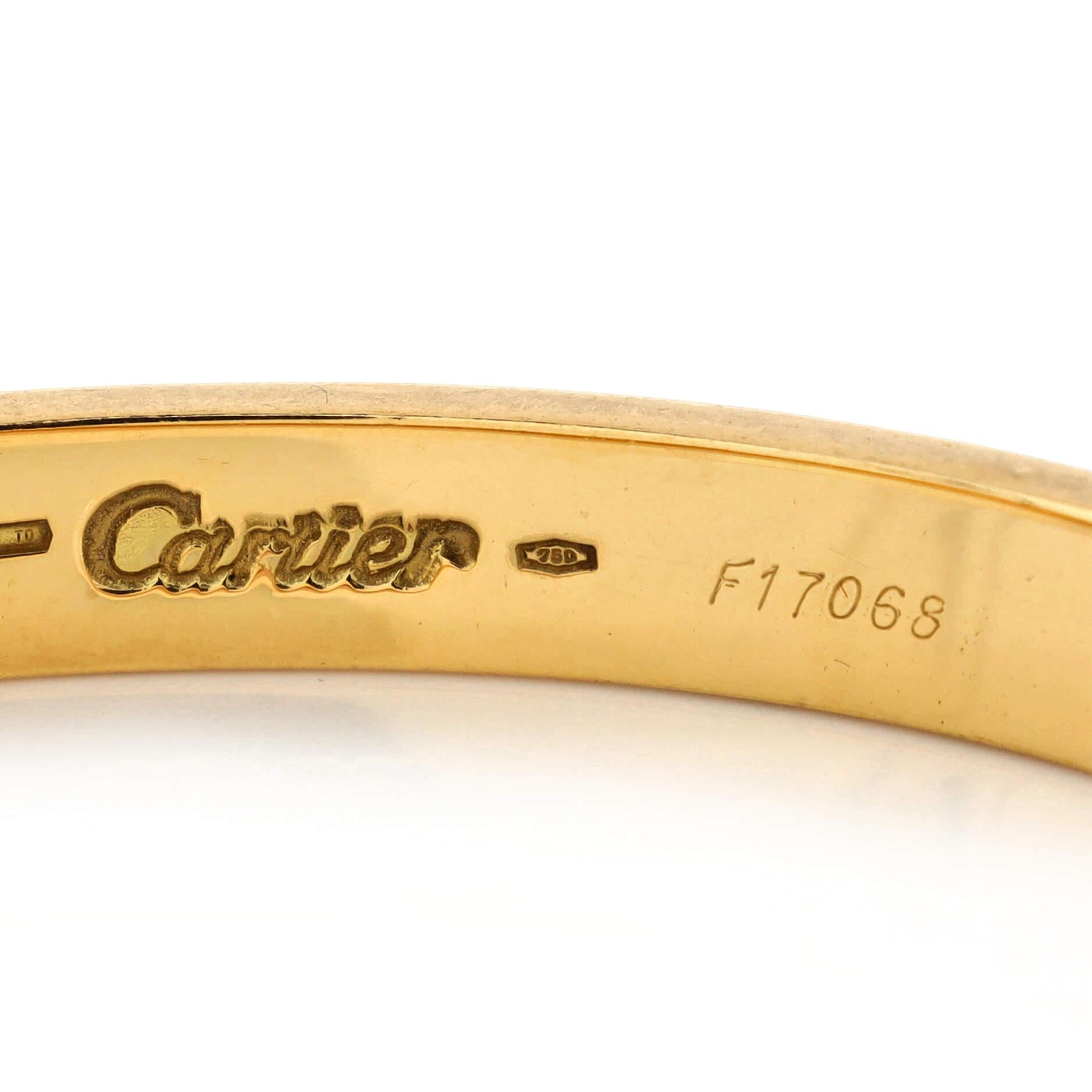 Cartier Love Bracelet 18K Yellow Gold at 1stDibs cartier 750 16