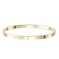 Cartier Love Bracelet 18K Yellow Gold Size 15 Small Model with a Screwdriver