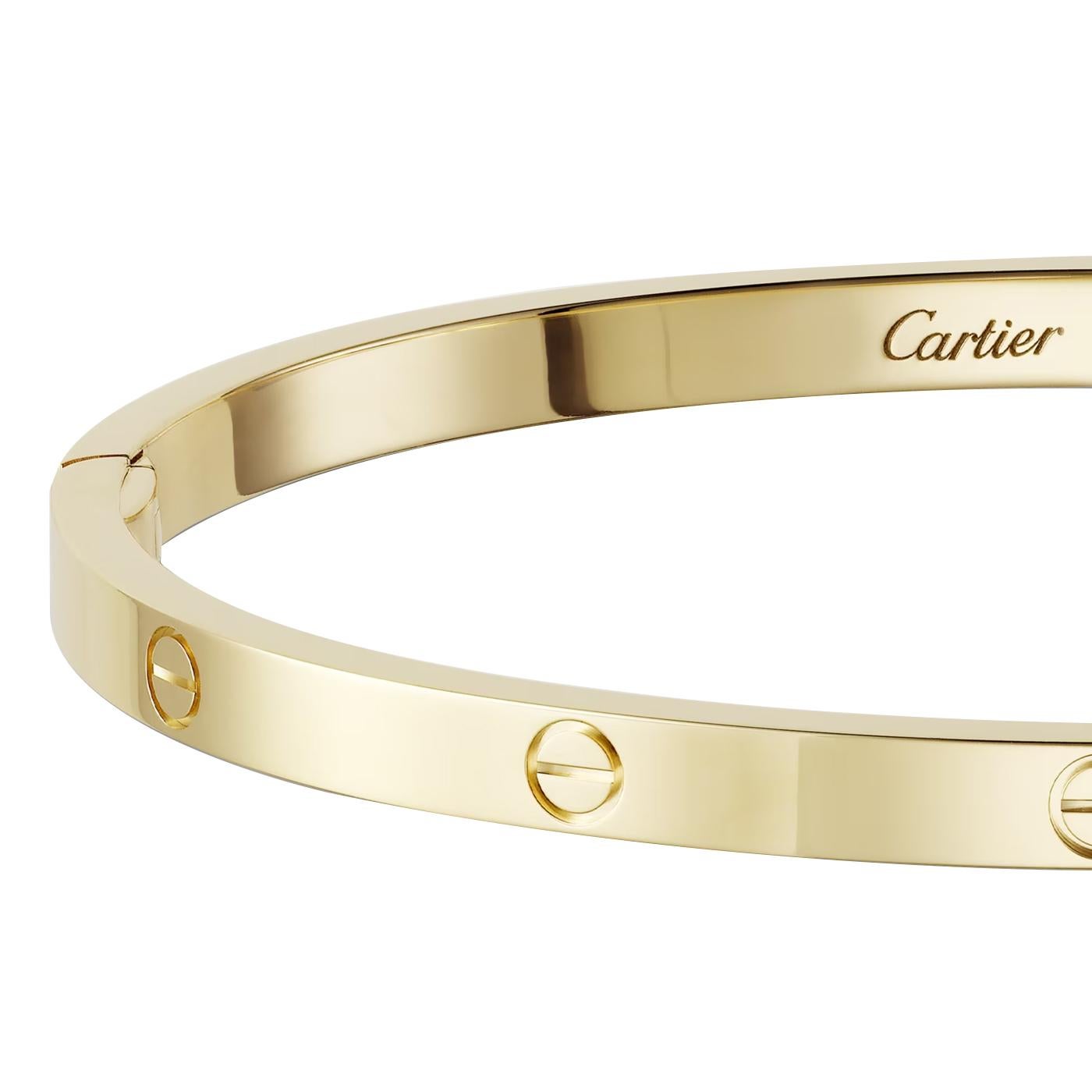 cartier love bracelet size 15