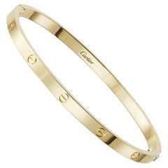 Cartier Love Bracelet 18K Yellow Gold Size 15 Small Model with a Screwdriver