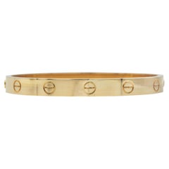 Pulsera Cartier Love Oro Amarillo 18K Talla 16 Modelo Clásico