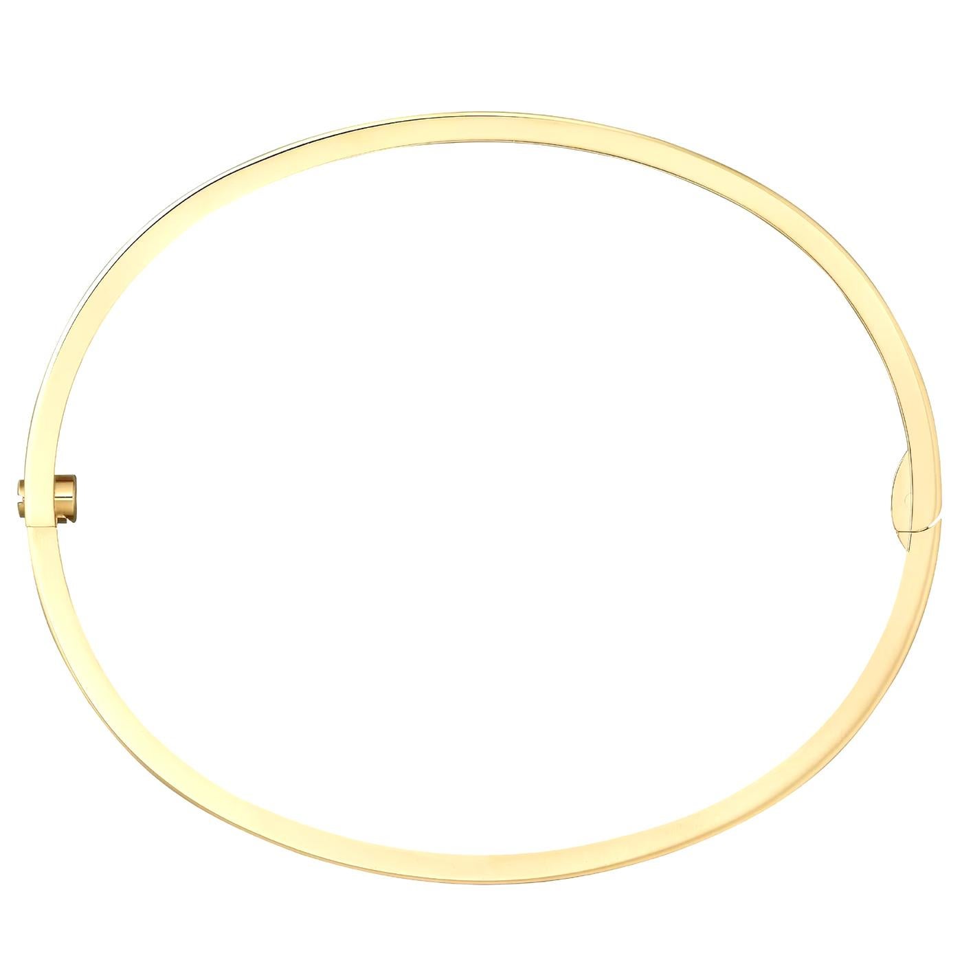 Cartier Love Bracelet Or Jaune 18K Taille 16 Petit Modèle Excellent état - En vente à Aventura, FL
