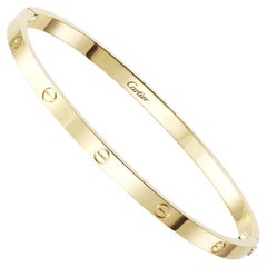 Cartier Bracelet Love en or jaune 18 carats, petit modèle, taille 16