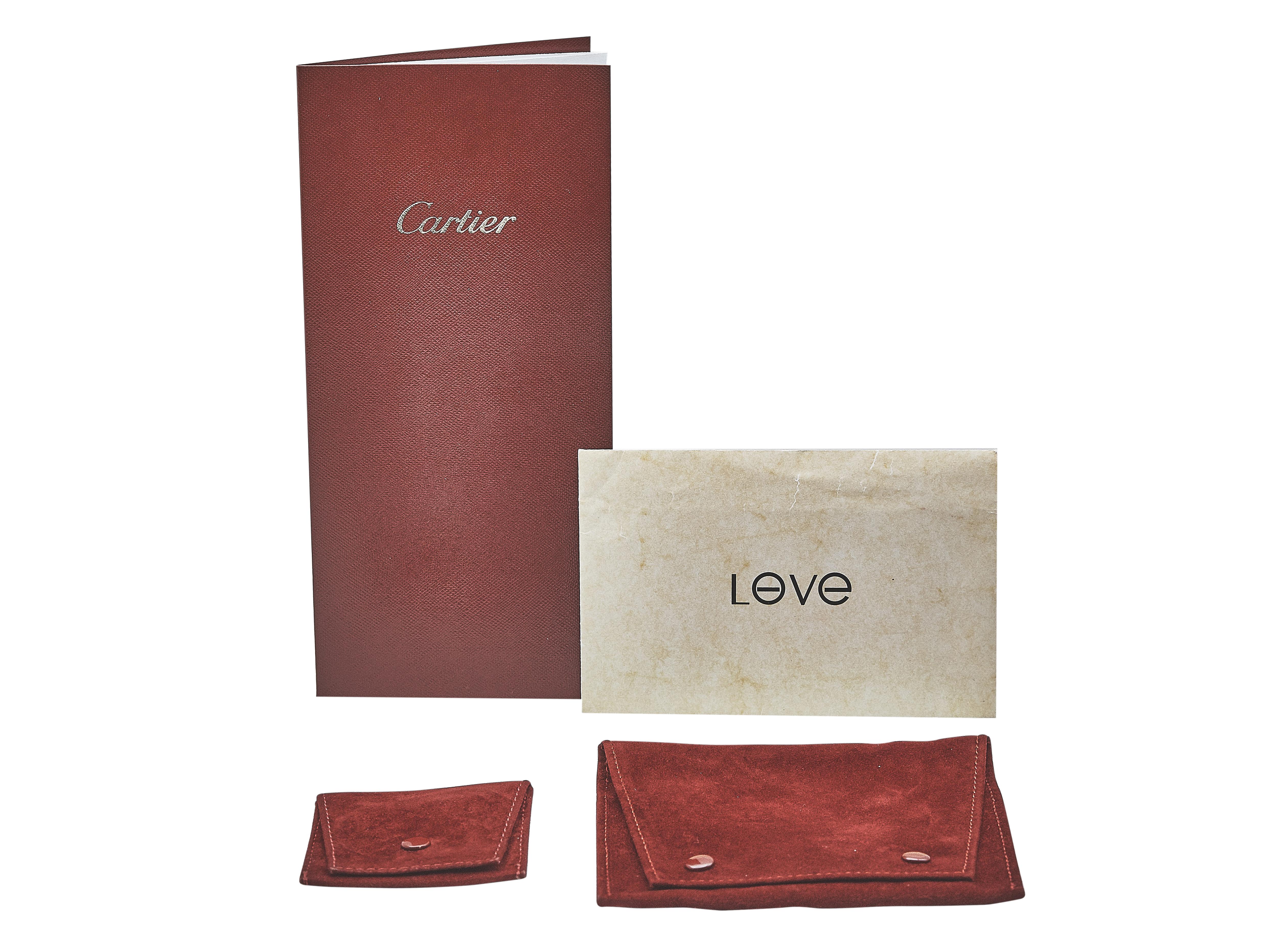 Cartier Love Bracelet Or Jaune 18K Taille 17 Modèle Classic Excellent état - En vente à New York, NY