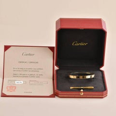 Cartier Love Bracelet 18K Yellow Gold Size 17