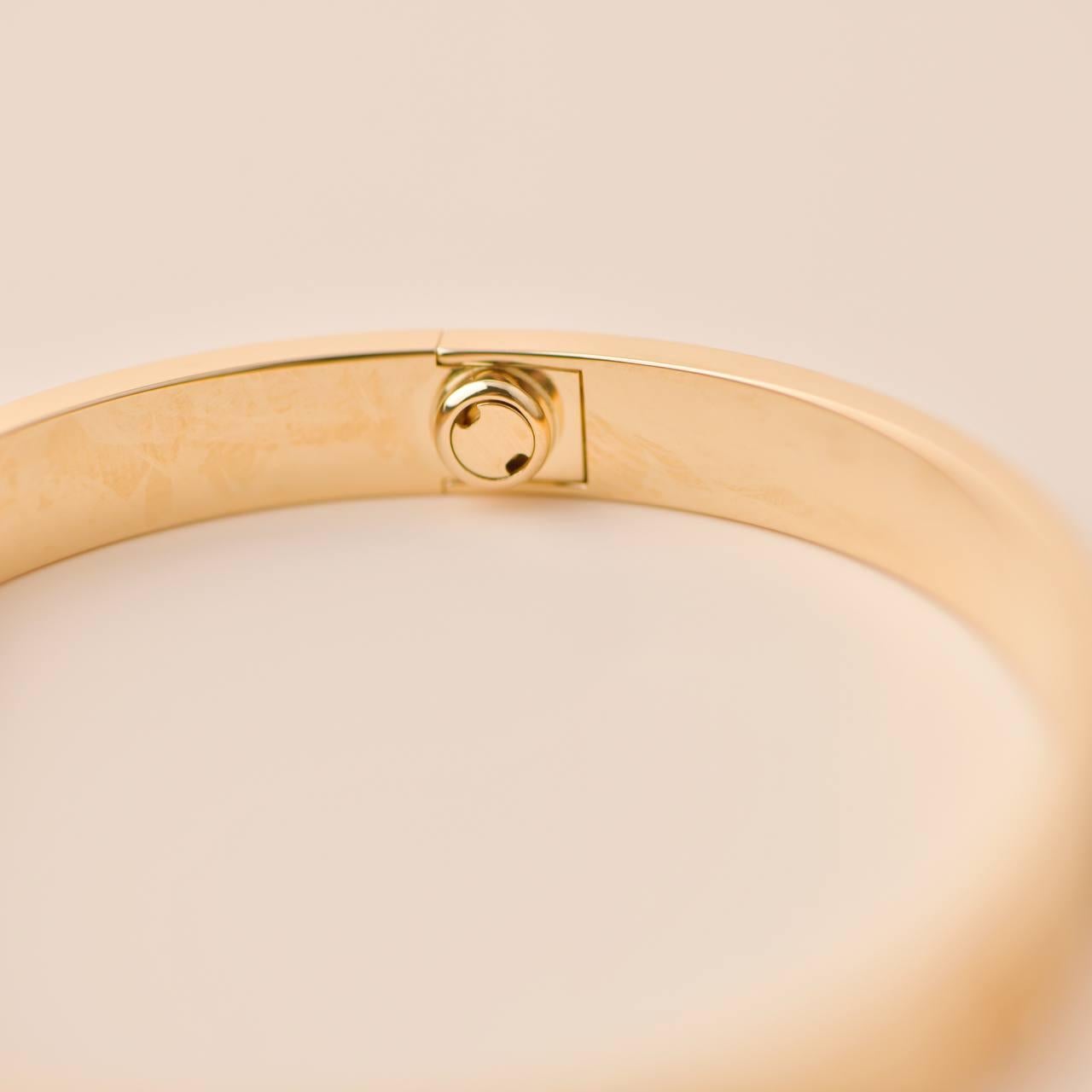 Cartier Love-Armband aus 18 Karat Gelbgold, Größe 17 1