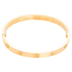 Cartier Love Bracelet 18k Yellow Gold Size 17