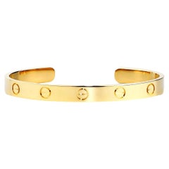 Cartier Love-Armband aus 18 Karat Gelbgold, Größe 17