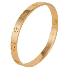 Cartier Love Bracelet 18k Yellow Gold Size 17