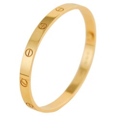 Cartier Love Bracelet 18K Yellow Gold Size 17 Cartier Love Bracelet 18K Yellow Gold Size 17