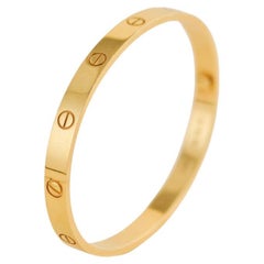 Cartier Love Bracelet 18K Yellow Gold Size 17