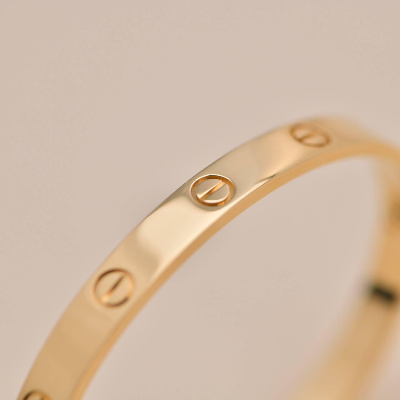 Cartier Love Bracelet 18k Yellow Gold 1