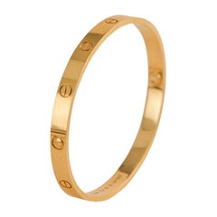 Cartier Love Bracelet 18k Yellow Gold Size 18