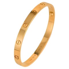 Cartier Love Bracelet 18k Yellow Gold Size 19