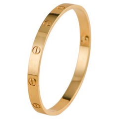 Cartier Love Bracelet 18K Yellow Gold Size 19