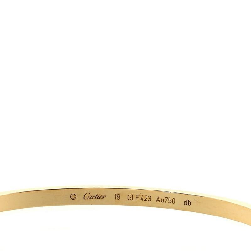 Women's Cartier Love Bracelet 18K Yellow Gold Small