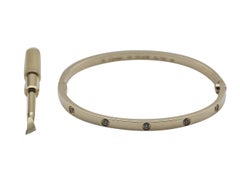 Cartier Love Bracelet 18K Yellow Gold Small Model 10-Diamond