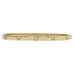 Cartier Love Bracelet 18K Yellow Gold Small Model 10-Diamond