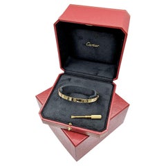 Cartier Love Bracelet 18kt Yellow Gold Size 20