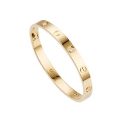 Cartier Love Armband 4 Diamanten in 18 Karat Gelbgold