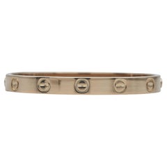 Cartier Love Bracelet Classic Model 18K Rose Gold Size 15