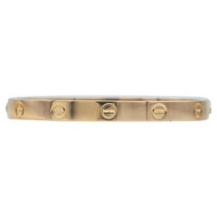 Pulsera Cartier Love Modelo Clásico Oro Rosa 18K Talla 17