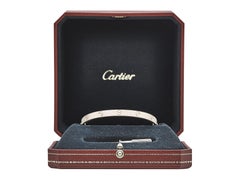 Bracciale Cartier Love, modello classico, oro rosa 18 carati, misura 19, finitura spazzolata