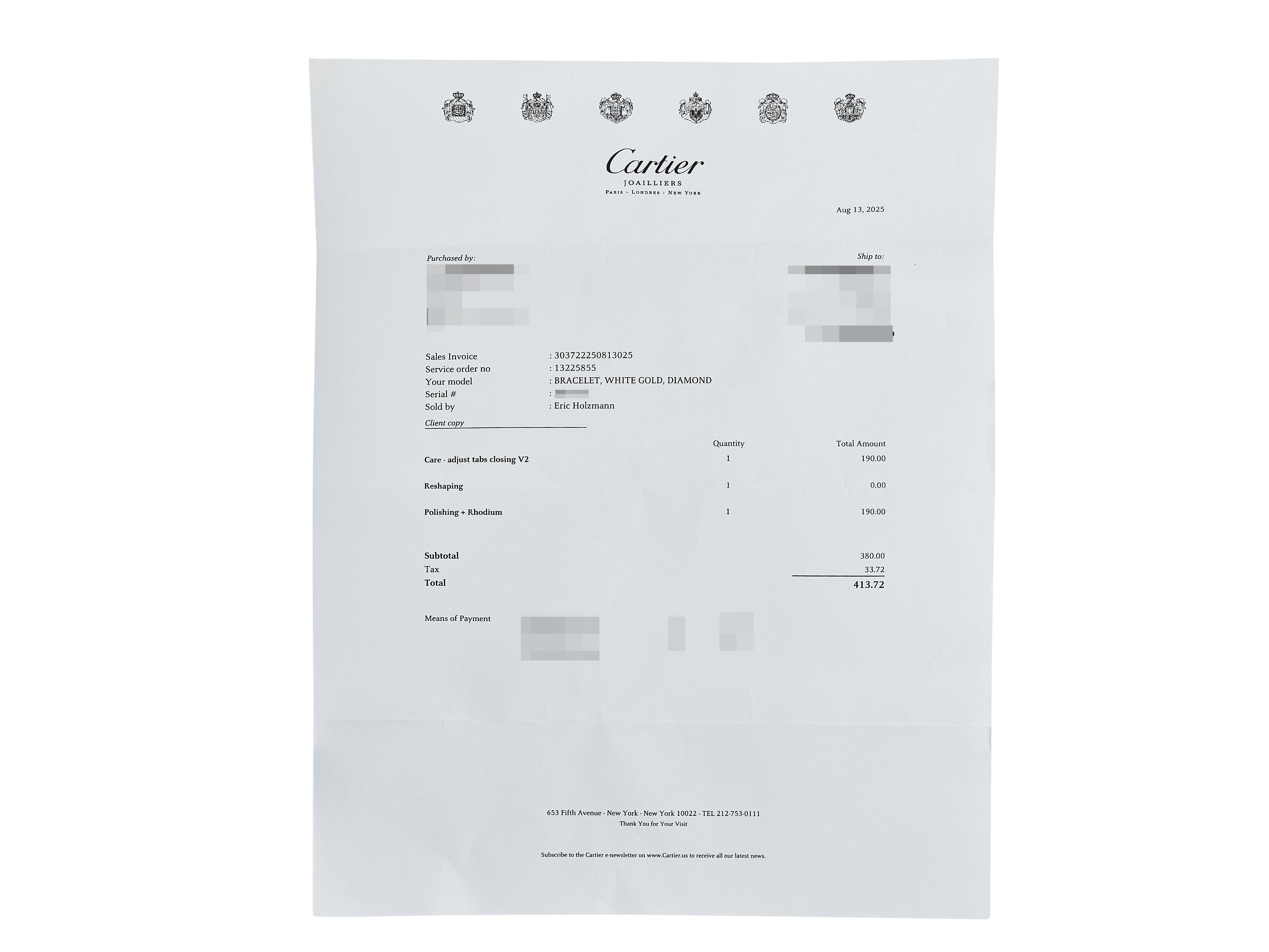 Cartier LOVE Armband Classic Modell 18K Weißgold 4-Diamanten Größe 18 im Angebot 1