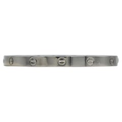 Cartier Love Bracelet Classic Model 18K White Gold Size 19